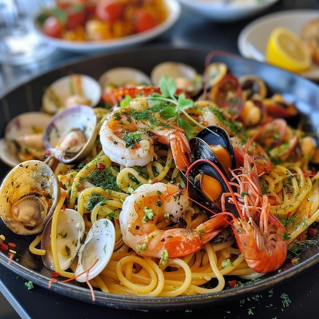 Linguine allo Scoglio — seafood linguine
